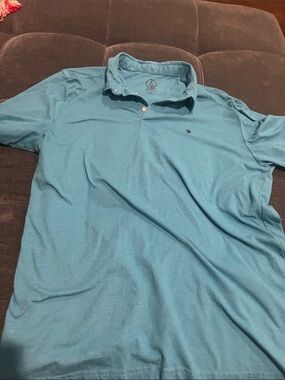 Volcom Light Teal Polo Shirt - Short Sleeve